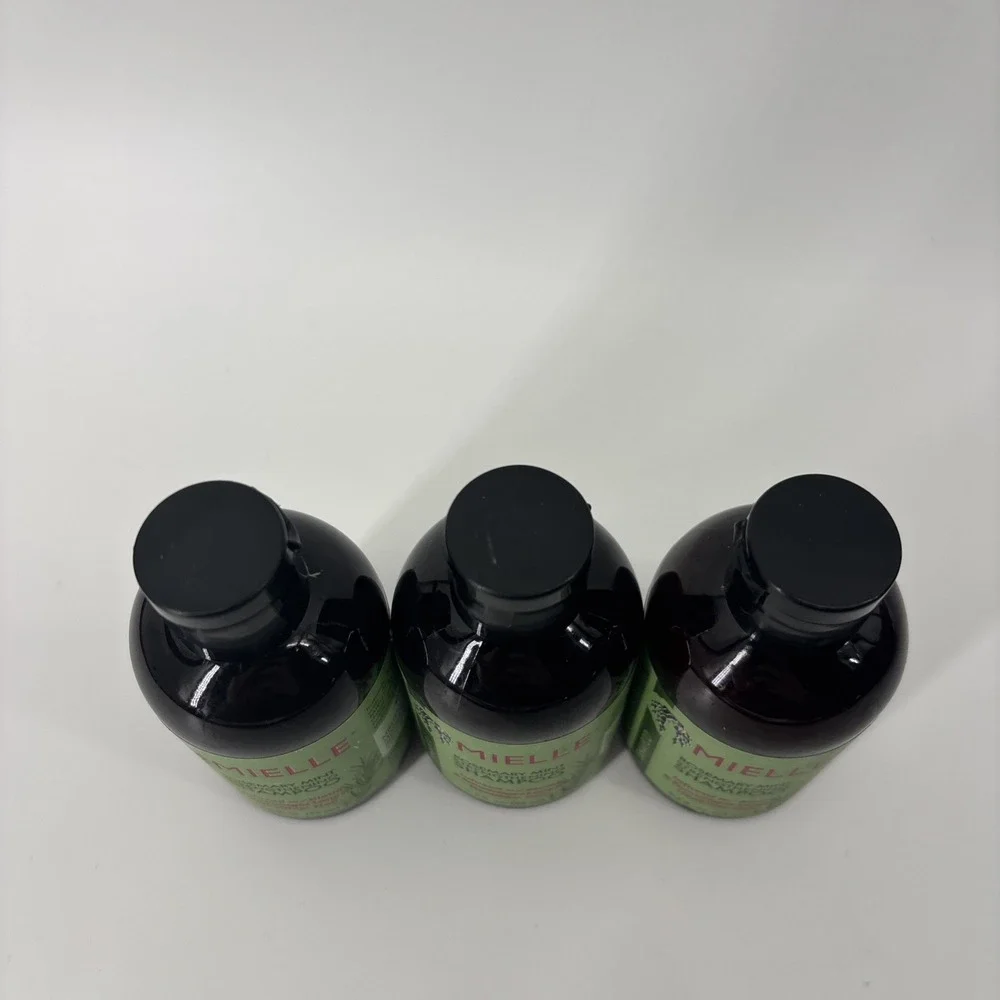 Lot of 3 NEW Mielle Organics Rosemary Mint Strengthening Shampoo‎ Travel Size